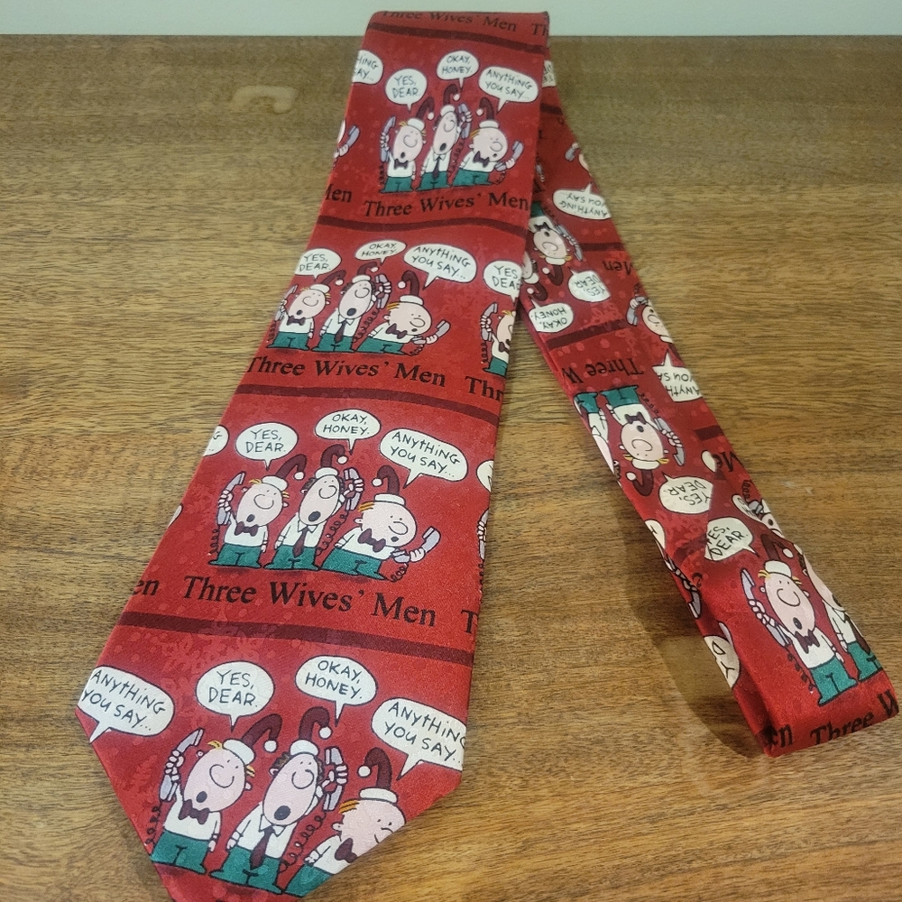 John Ashford humorous men's neck tie Christmas